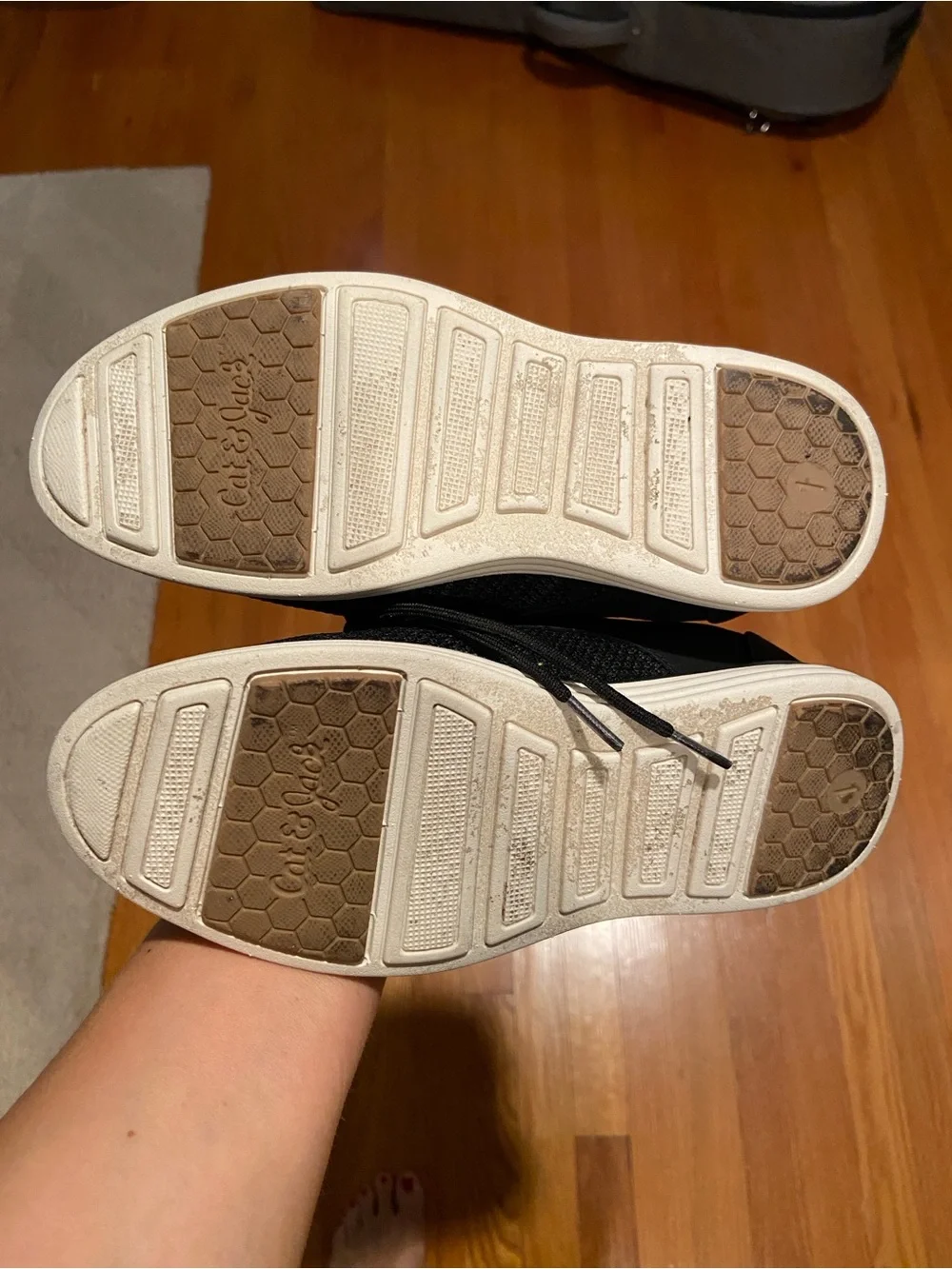 Cat & Jack Black Knit Lace-Up Boys Dress Shoes size 1